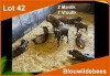 9 X BLOUWILDEBEES M:2 V/F:7 (PER STUK OM LOT TE NEEM)