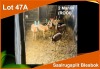 2 X SAALRUG SPLIT BLESBOK M:2 ROOI (PER STUK OM LOT TE NEEM)